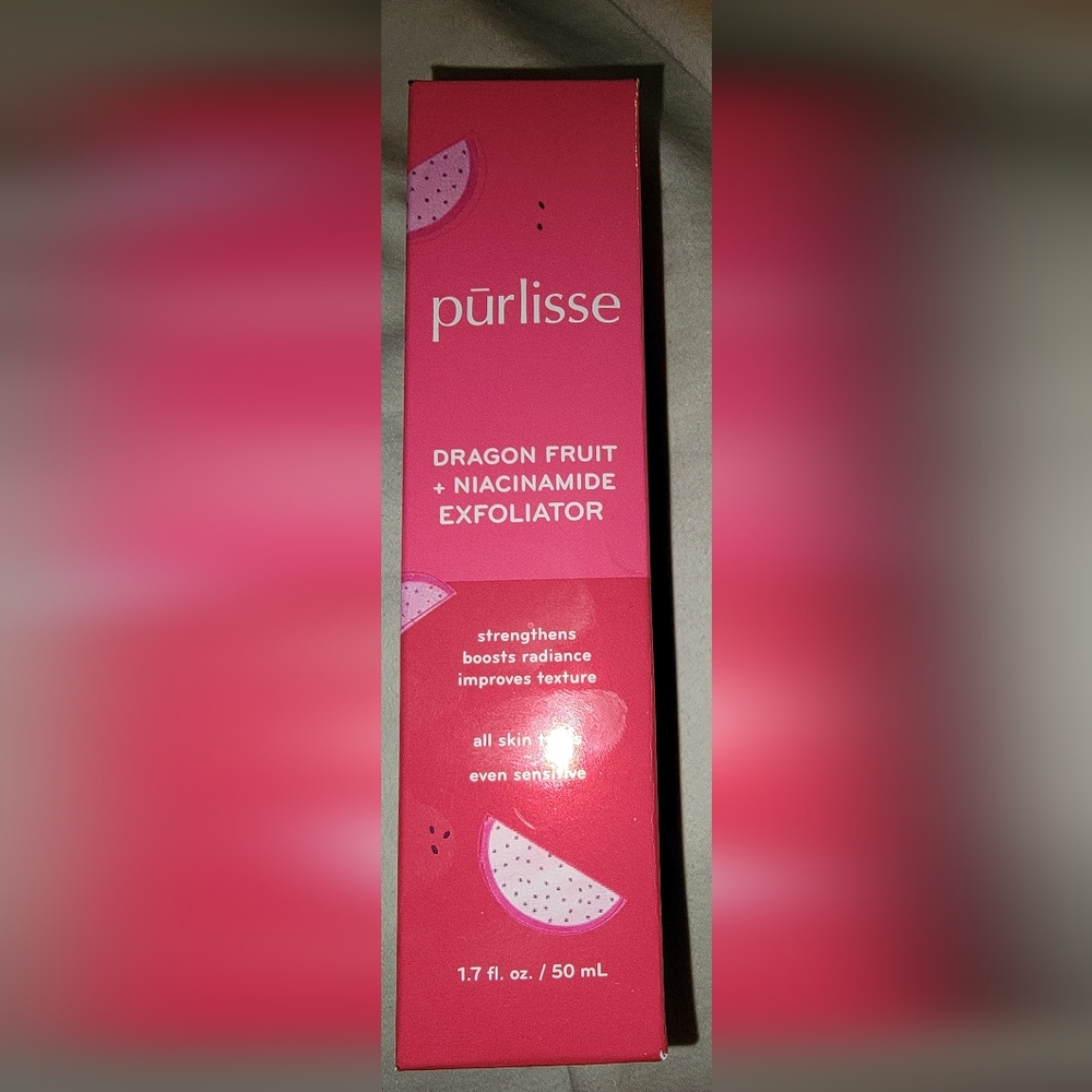 NIB Purlisse Dragonfruit + Niacinamide Exfoliating Face Polish 1.7 oz/50 ml